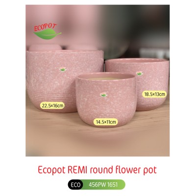 Ecopot REMI round flower pot
